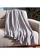 Box Atlanta Solid Recycled Polar Fleece Throw 160x120 cm