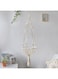 WANGCL Tassel Macrame Hanging Cat Hammock Hand-Woven Cat Basket Bed Cat Swing Bed House Cats for Indoor Window