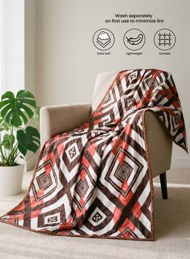 Para John Warmee Flannel Fleece Blanket &acirc;&euro;&ldquo; Ultra Soft Polyester Double Bed Blanket 220&Atilde;&mdash;240 cm