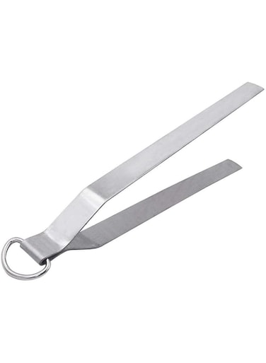Billion Deals Stainless Steel Chimta/Silver Cook Serving Roti Chapati Tong Smart Cooking Kitchen Pincer - 1pc