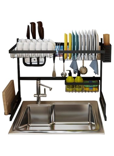champion8 Over the Sink Stainless Steel Dish Rack
