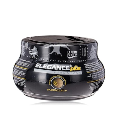 Elegance-Plus Hair Gel - Mercury, 500ml Firm Hold, Non-Sticky, Easy to Wash, Long-Lasting Shine