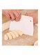 Piece Trapezoidal Dough Scraper White 13.5x1x9.5cm