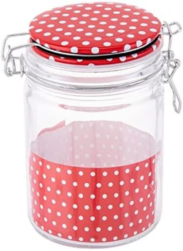 Akdc Glass Jar W/Slv Lid 10Cm X 10Cm X 14Cm Transparent