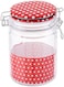 Akdc Glass Jar W/Slv Lid 10Cm X 10Cm X 14Cm Transparent