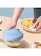 Erweicet 1Piece Blue Multi-Functional Mix Food Processor, Food Grinder with Stainless Steel Blades for Food Fruits Meat Vegetables Chopping Dicing and Mincing