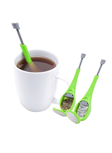 Tea Infuser Multi Function Filter Tea Infuser Convenient Mini Tea Filter Silicone Tea Strainer Tea Set Kitchen Tools Green