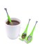Tea Infuser Multi Function Filter Tea Infuser Convenient Mini Tea Filter Silicone Tea Strainer Tea Set Kitchen Tools Green