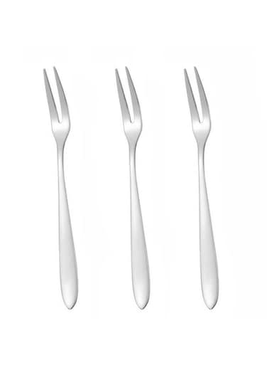3-Piece Mini Stainless Steel Dessert Fork Set &acirc;&euro;&ldquo; 13.3 cm, Lightweight &amp; Durable