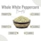 AWAFI MILL Whole White Peppercorn - Culinary Essential for Gourmet Delights - Subtle Heat and Aroma - Versatile Addition to Kitchen Pantry (Bottle of 50 gram / 1.7 Oz)