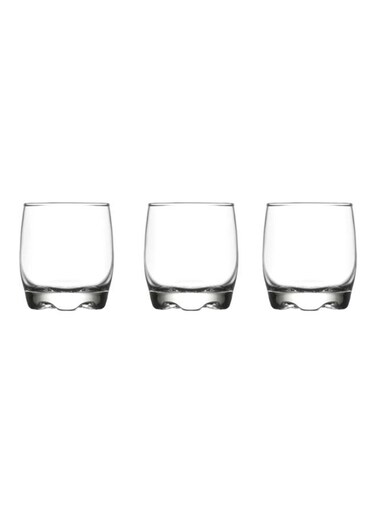 3-Piece Adora Glass Set Clear 88mm