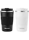 GEMFUL Travel Coffee Mug Stainless Steel Vacuum Ice and Hot Drinks Insulated Tumbler for Home Office Outdoor Works, 380ml, 2 Pack