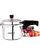 Geepas Aluminum Induction Base Pressure Cooker, GPC325   3L Lightweight &amp; Durable Cooker with Lid   Cool Handle &amp; Safety Valves   Saves Energy and Heavy Duty Construction  5 Years Warranty