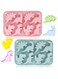 TERRIFI Silicone Cake Molds, Cute Dinosaur Kid's Cartoon Dino Chocolate Gummy Mold, Tray Candy Fondant Mould, Cake Baking Decorating Tools, DIY Handmade Soap for Cupcake Decor