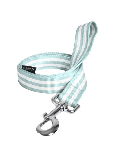 Bobby Leash Stripe Lagoon Small and Medium