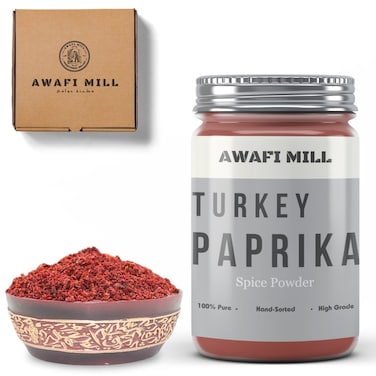 AWAFI MILL Turkey Paprika Powder - Rich Flavor Enhancer - Vibrant Color - Versatile Kitchen Staple - Premium Quality Spice (Bottle of 50 gram / 1.7 Oz)