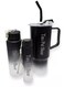 LLC Tau, Plastic Tumbler &amp; Water Bottle Set &acirc;&euro;&ldquo; 40oz, 30oz, 20oz tumbler with Handle &amp; Straw, BPA-Free, Leakproof, Insulated for Travel, Sports, School, Work, and Outdoors &acirc;&euro;&ldquo; 3-Pieces Bottle(Black)