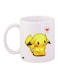 Pikachu Printed Coffee Mug White/Yellow/Red 11ounce