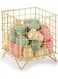 K-Cup Holder Organizer, Large Capacity Metal Coffee Pod Storage Basket for K-Cup Pods, Rustproof Countertop Organizer for Kitchen Counter, Office Desktop, and Coffee Bar Accessories (Gold)