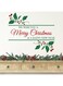 clothmile BPA&reg; Merry Christmas Wall Stickers Happy New Year Wall Decals Removable Christmas Leaves Christmas Fruit Vinyl Art Decor Wall Stickers for Christmas Party Supplies Home Window Decor