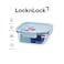 LocknLock Clear Glass Square 750ml Mint &ndash; Airtight, Heat-Resistant, BPA-Free Food Storage Container