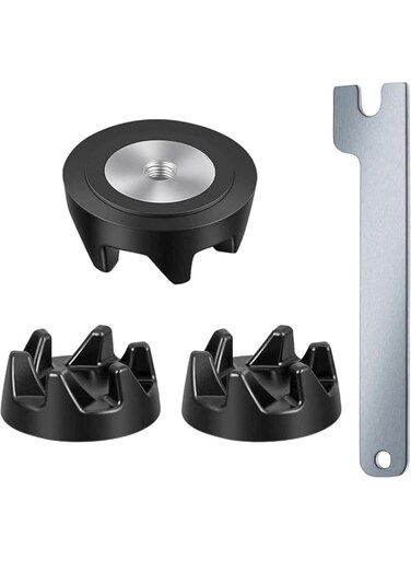 Azonee Blender Coupler for KitchenAid 9704230, 3 Pack Blender Coupler Blender Coupling Replacement Parts with 1 Wrench Compatible with KitchenAid WP9704230VP WP9704230 KSB52, KSB5, 5KSB52 and 5KSB5