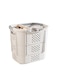 Bathroom Clothes Storage Basket Dirty Clothes Basket with 1 Underwear Blue 38*29.5*38.5CM
