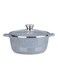 Versatile Efficient Non-stick  Casserole Pot Bowl Deep Fry Pan Cookware Tool Blue 20cm