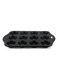 Smile Non-Stick Carbon Steel 12-Cup Muffin Pan with Granite Coating &acirc;&euro;&ldquo; Oven Safe Baking Tray