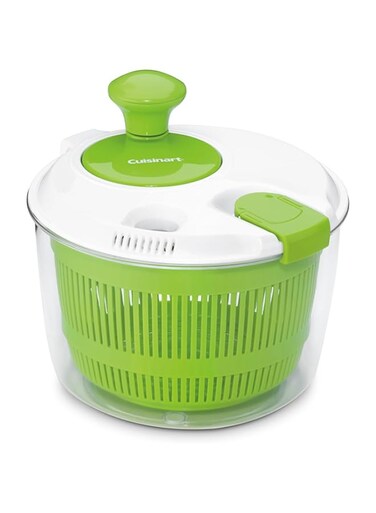 Cuisinart Salad Spinner- Wash, Spin &amp; Dry Salad Greens, Fruits &amp; Vegetables, 3qt, CTG-00-SSAS