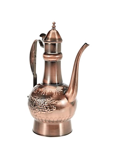 Harmony Copper Design Teapot,Brown