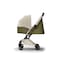 Youbi Toddler German Travel Light Stroller-Olive with New Born Attachment