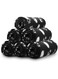 ELECDON 6 Pack Pet Blanket Soft Fleece Dog Cat Blanket, Fluffy Warm Sleep Bed Cover with Dog Bones Print for Kitten Puppy, Pet Kennels, Beds, Car Seats and Crate (Black)