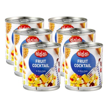 Al Alali Fruit Cocktail in Heavy Syrup, 227g Pack of 6