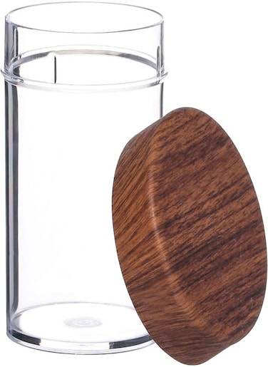 Evelin 450 Ml Hand Made Round Jar, Clear - 10827M