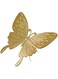 Pasiir Gold Butterfly Figurine Home Decor, Solid Metal Butterfly Centerpiece Decoration, Mini Insect Ornament Animal Desk Figurines for Home Office Desktop