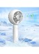 Handheld Fan, Portable Ice Cooling Freezer Pad Small Personal Fan, 3 Speed Wind Speed, USB -C, Powerful Super Silent Personal Cooling Fan, Travel Office Outdoor Adult Fashion Kid (Fan ae-White)