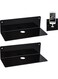 Set Of 2 Acrylic Floating Wall Shelves
