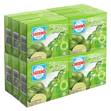 غرينز جيلي بنكهة الليم 80 غرام حزمة من 12