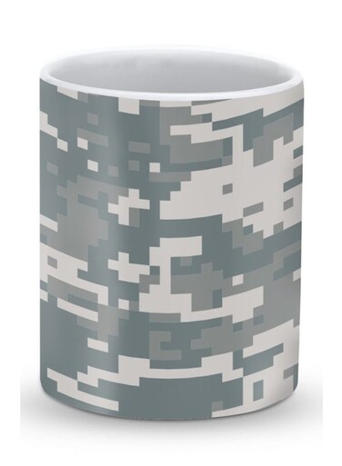 Premium Digital Camo Designer Mug Green/Beige