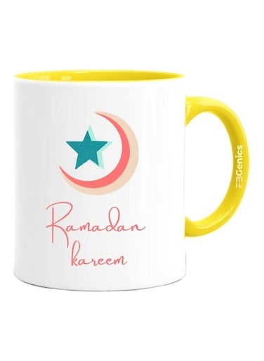 Ramadan Kareem Coffee Mug Yellow/White