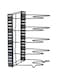 DUBKART Holder Organizer For Pots And Pans Black &amp; Pan Stand Organiser Dry Rack for Cabinet Kitchen Rustproof Metal