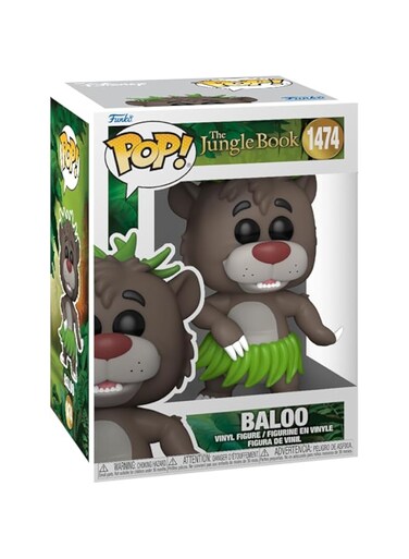 Funko Pop! Disney: TJB - Baloo Bear​ - Jungle Book - Collectable Vinyl Figure - Gift Idea - Official Merchandise - Toys for Kids &amp; Adults - Movies Fans - Model Figure for Collectors and Display