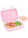 Bento Lunch Box with 6 Compartments, Leak Proof Lunchbox Snack Boxes for Kids, BPA-Free Reusable On-the-Go Meal and Snack Packing Containers, Pink
