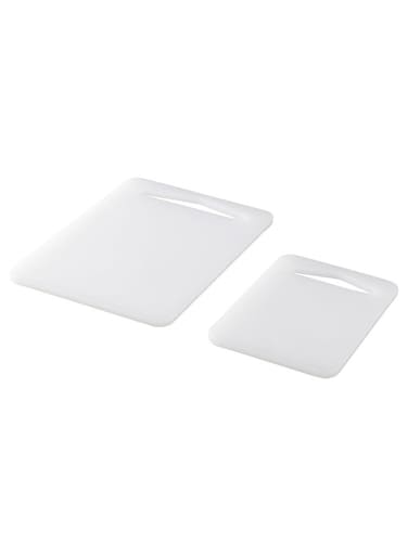 Board Set of 2 White