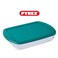 Pyrex Cook&amp;Store 4.5L Rectangular Roaster with Lid for Versatile Cooking and Storing
