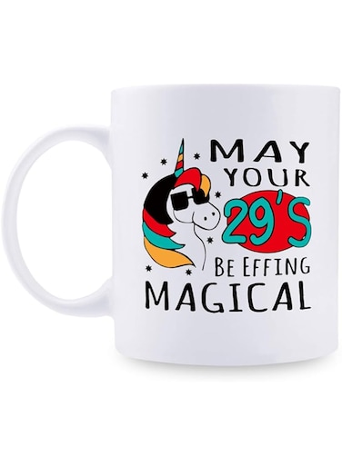 shefine 29th Birthday Gifts for Women - 1990 Birthday Gifts for Women, 29 Years Old Birthday Gifts Coffee Mug for Mom, Wife, Friend, Sister, Her, Colleague, Coworker - 11oz