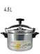Aluminium Pressure Cooker 20Cm - 4.5 Liter Capacity - Silver