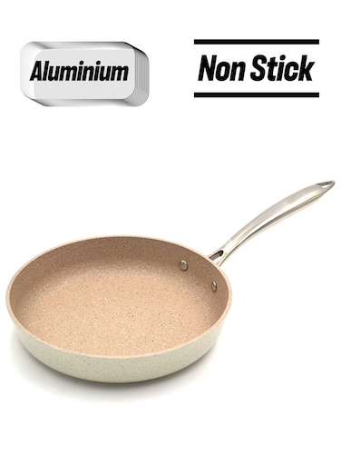 Granita Forged Aluminium Frypan 28X5.5cm / 3.0L   Non-Stick Granite Coated Frying Pan   Induction Compatible Cookware   KA1266 Volcanic 26 cmcm