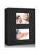 TNTAIAHL Linen Photo Album 6x4, Small Photo Album holds 200 Pockets, Picture Album Slip in for 4x6 3.5x5.5 Photos, 4x6 Photo Book Ideal for Valentine Wedding Christmas Birthday (Black)